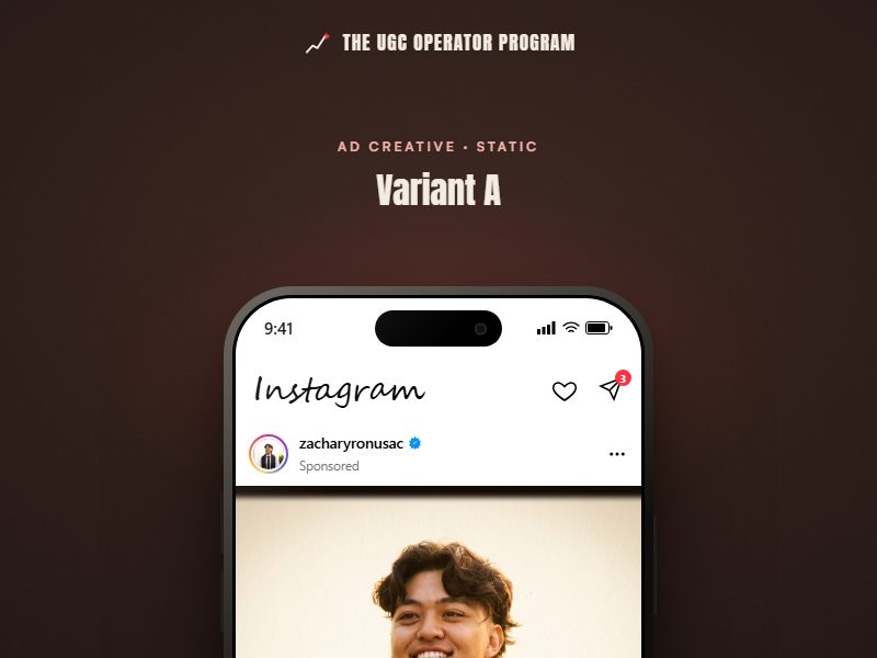 Static ad preview